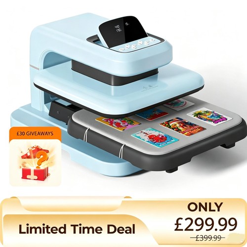 Auto heat press - press, 2