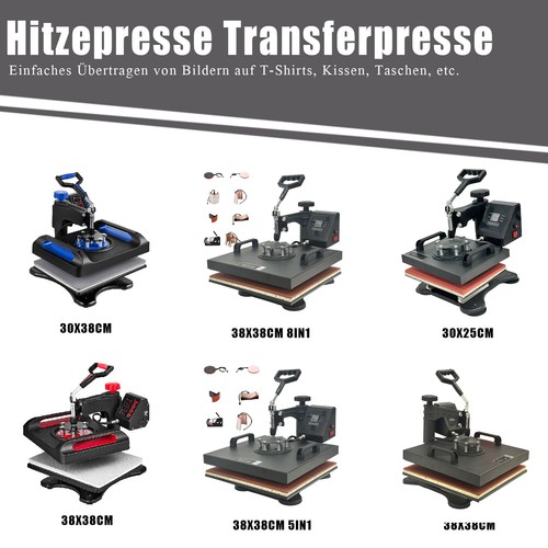 8in1 transfer press 5in1 - 8in1,