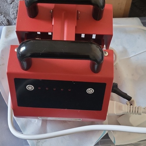 Red sublimation heat press - red,